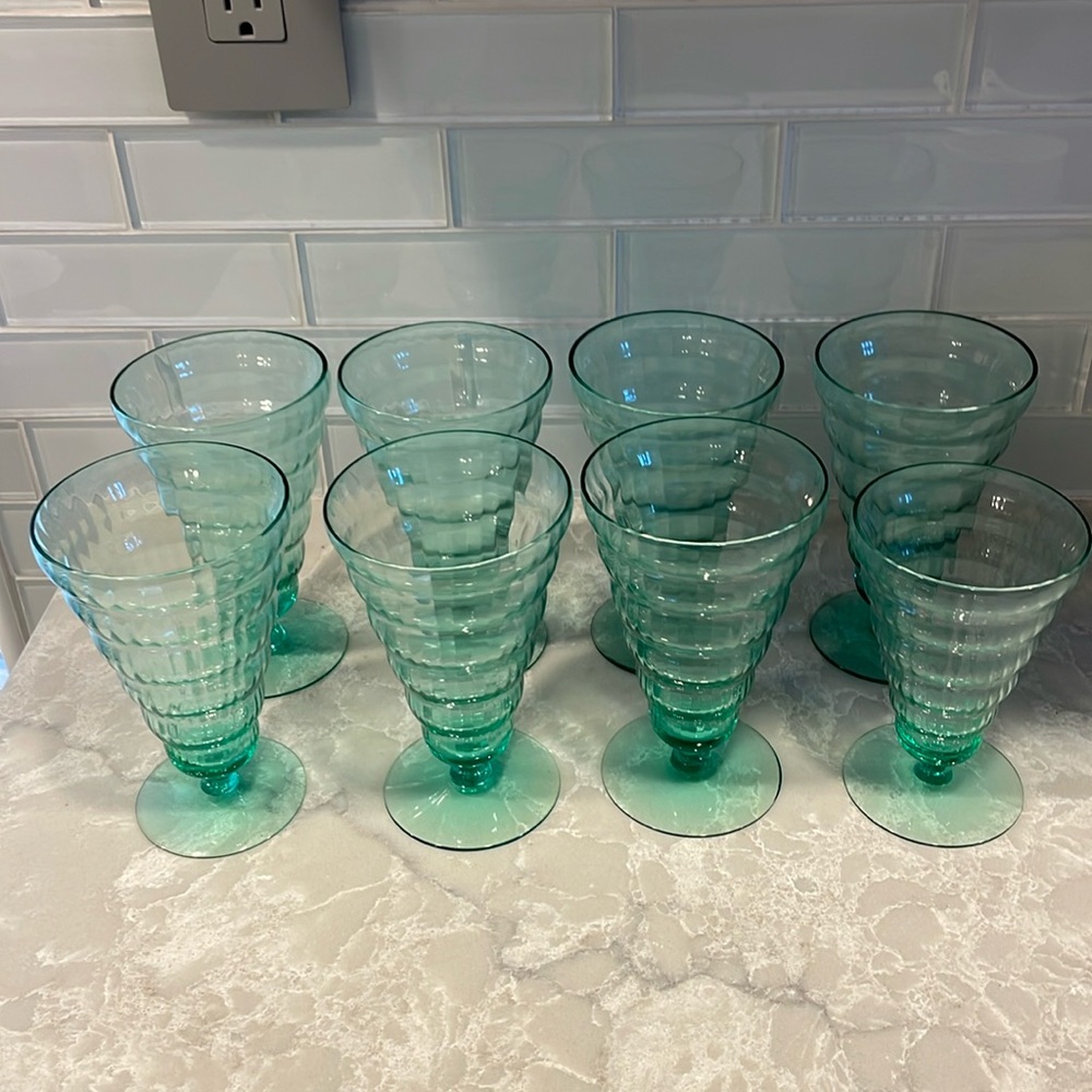 Depression glass glasses